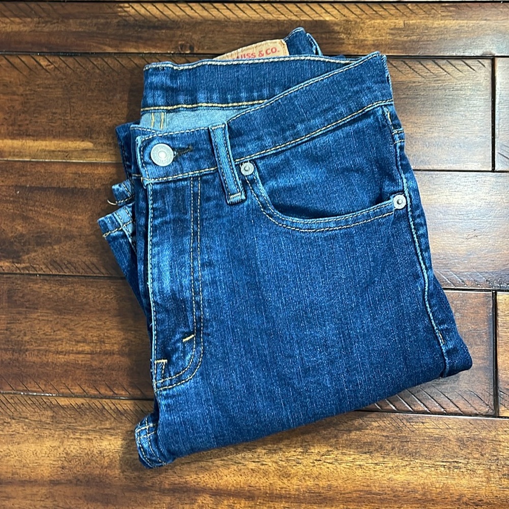 Levi’s Straight Leg Blue Jeans 28x32
